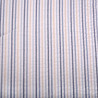 Seersucker JOE Cremeweiß / Blau